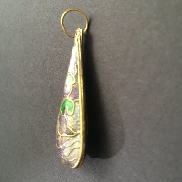 Cloisonne style handmade pendant - Picture 2 of 2